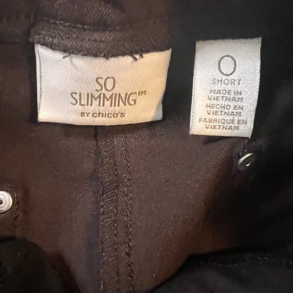 Brown So Slimming Chico's Size 0 Short - Picture 5 of 8